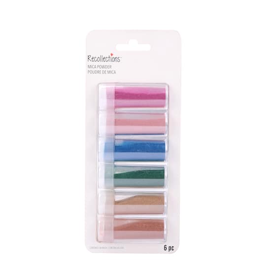 6 Packs: 6 ct. (36 total) Jewel Tones Mica Powder by Recollections™